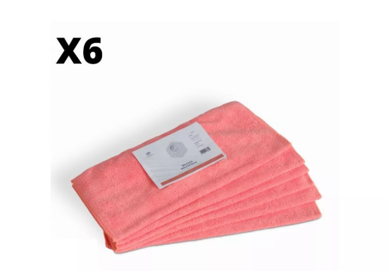 Bayetas Microfibra Multisuperficies 40X30CM 6u