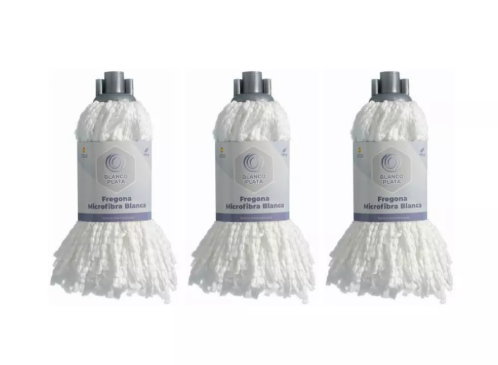 Fregona - Microfibra Blanca Trenzada 160gr