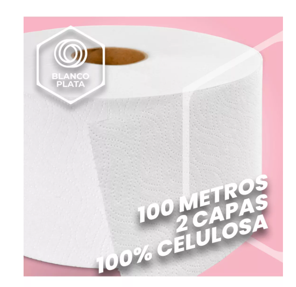 Papel WC Industrial 2C 18u