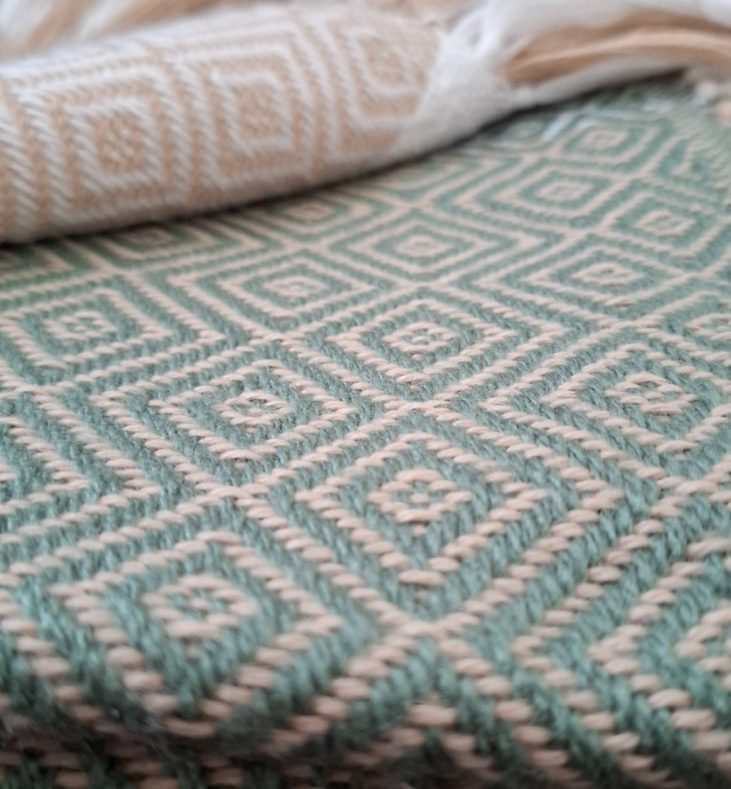 Manta de Alpaca - Verde