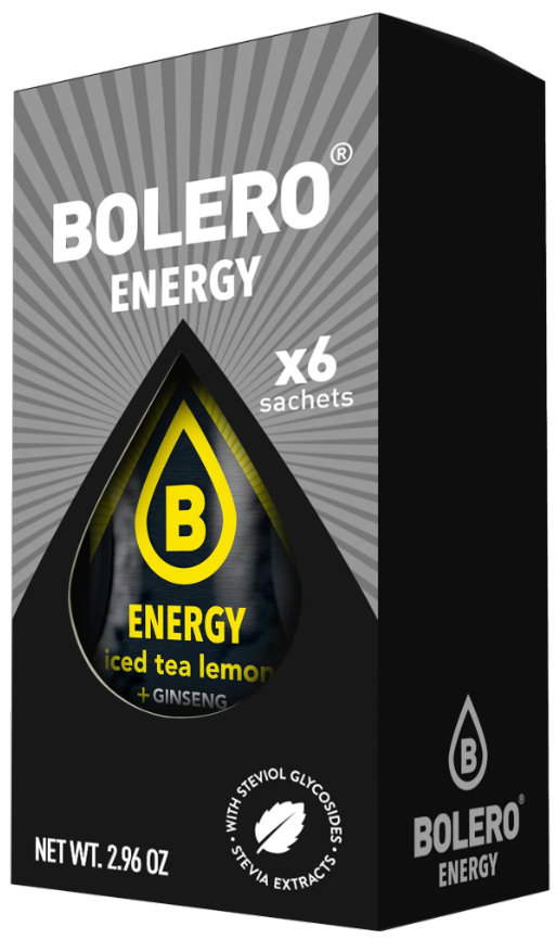 Energy Iced Tea Lemon - Caja 6x14gr